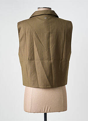 Gilet sans manche doublure vert FREEMAN T.PORTER femme