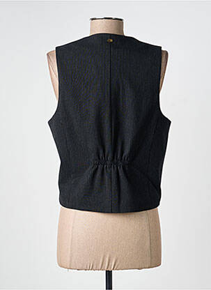 Gilet sans manche poches noir FREEMAN T.PORTER femme