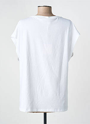 T-shirt coupe droite manches courtes blanc LIU JO femme