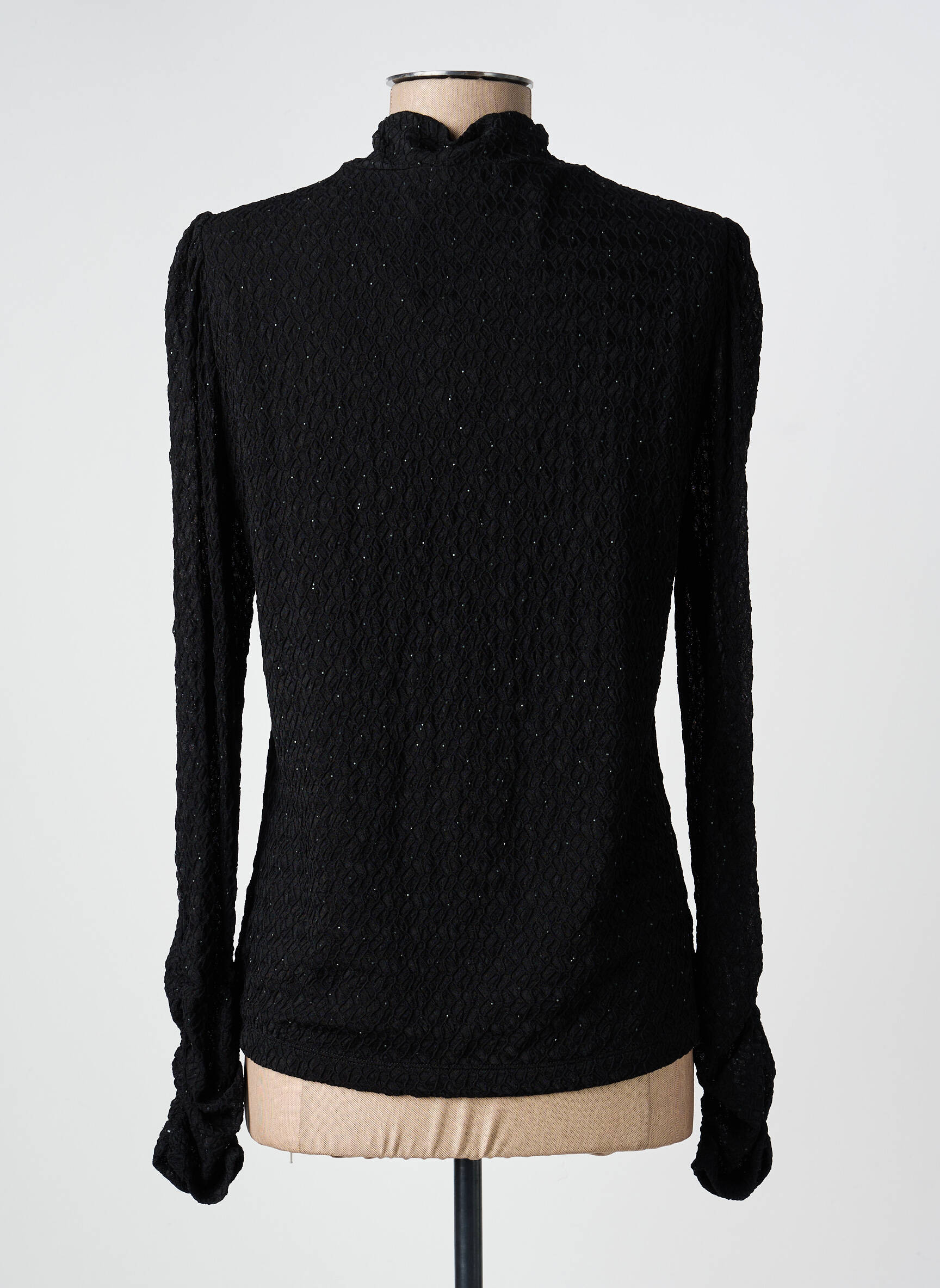 Top stretch manches longues noir ESQUALO femme