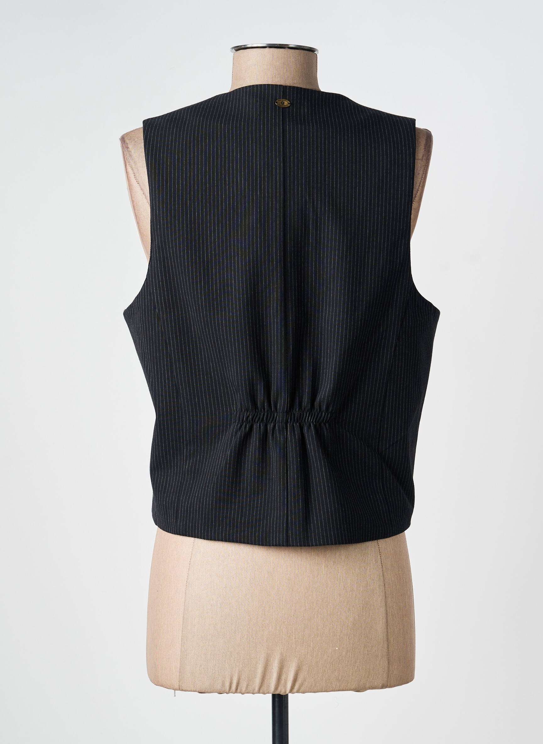 Gilet sans manche poches noir FREEMAN T.PORTER femme