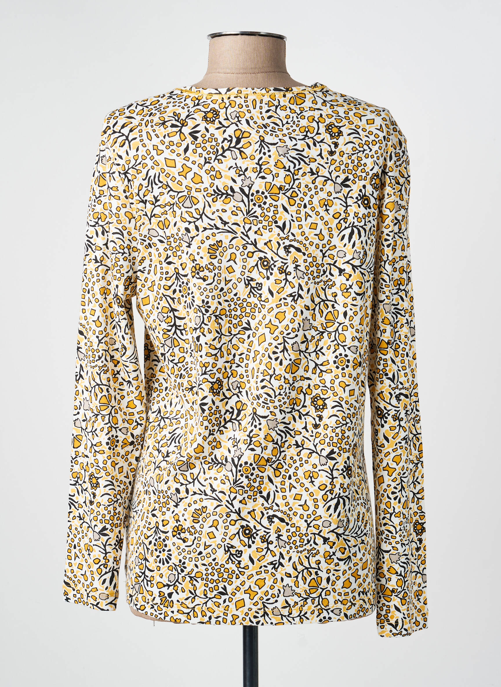 T-shirt manches longues manches longues jaune OLSEN femme