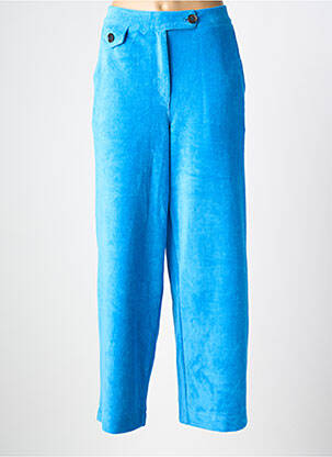 Pantalon droit stretch taille normale bleu MADEMOISELLE YEYE femme