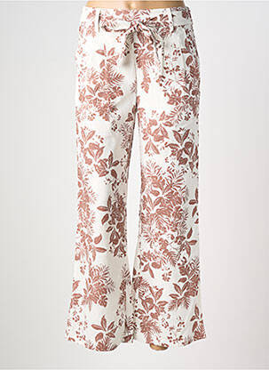 Pantalon large poches taille normale marron B.YOUNG femme