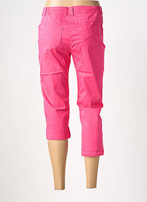 Pantacourt taille élastique taille normale rose AGATHE & LOUISE femme