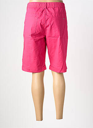Bermuda taille élastique taille normale rose GEVANA femme