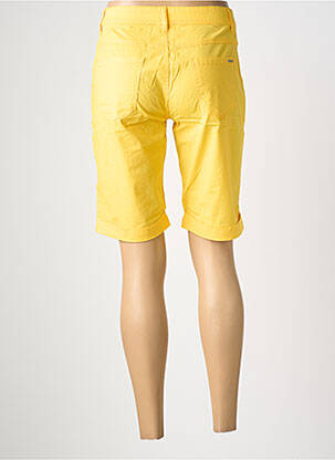 Bermuda taille élastique taille normale jaune fonce GEVANA femme