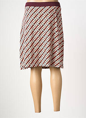 Jupe mi-longue stretch rouge KING LOUIE femme