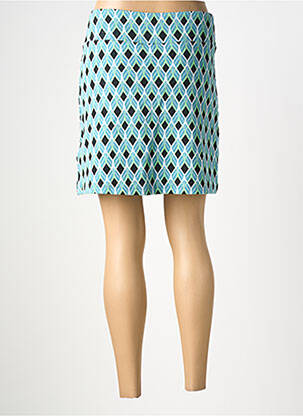 Jupe courte taille élastique bleu MADEMOISELLE YEYE femme