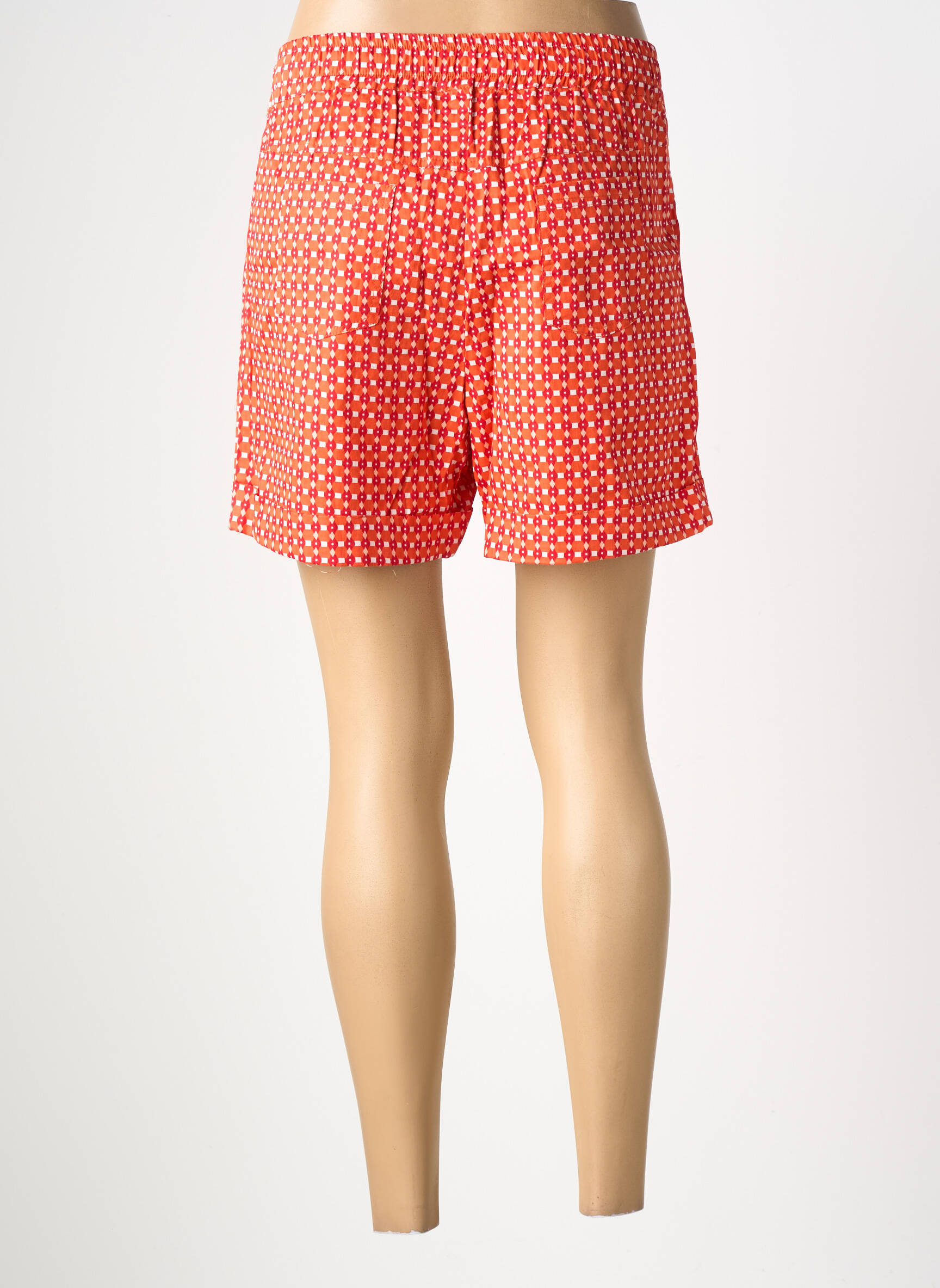 Short taille normale taille normale orange PRINCESSE NOMADE femme