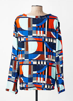 Top manches longues manches longues bleu MADE IN SENS femme