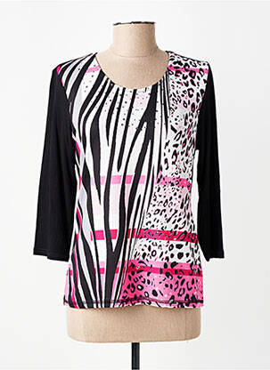 Top manches longues manches longues noir BARBARA LEBEK femme