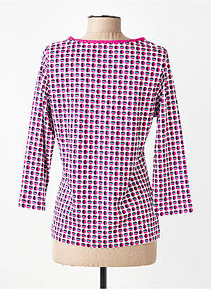 Top imprimé fantaisie manches 3/4 violet RABE femme