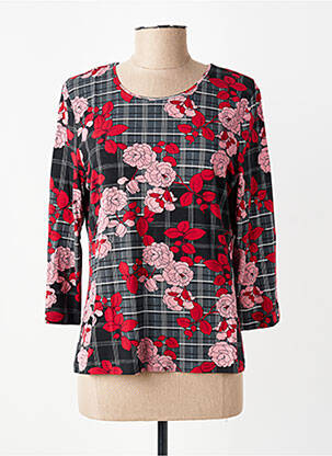 T-shirt manches longues manches longues noir BARBARA LEBEK femme