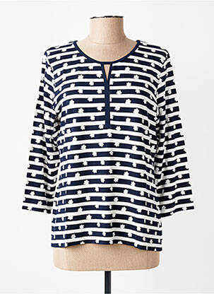 Top manches longues manches longues bleu RABE femme