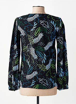 Blouse imprimé fantaisie manches longues noir AGATHE & LOUISE femme