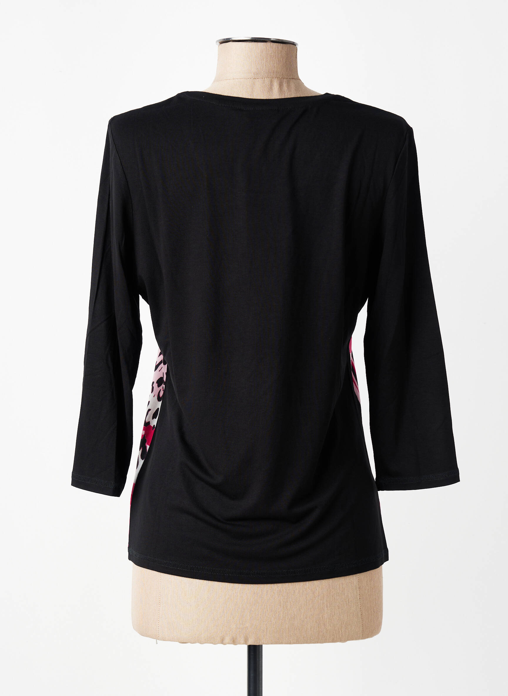 Top manches longues manches longues noir BARBARA LEBEK femme