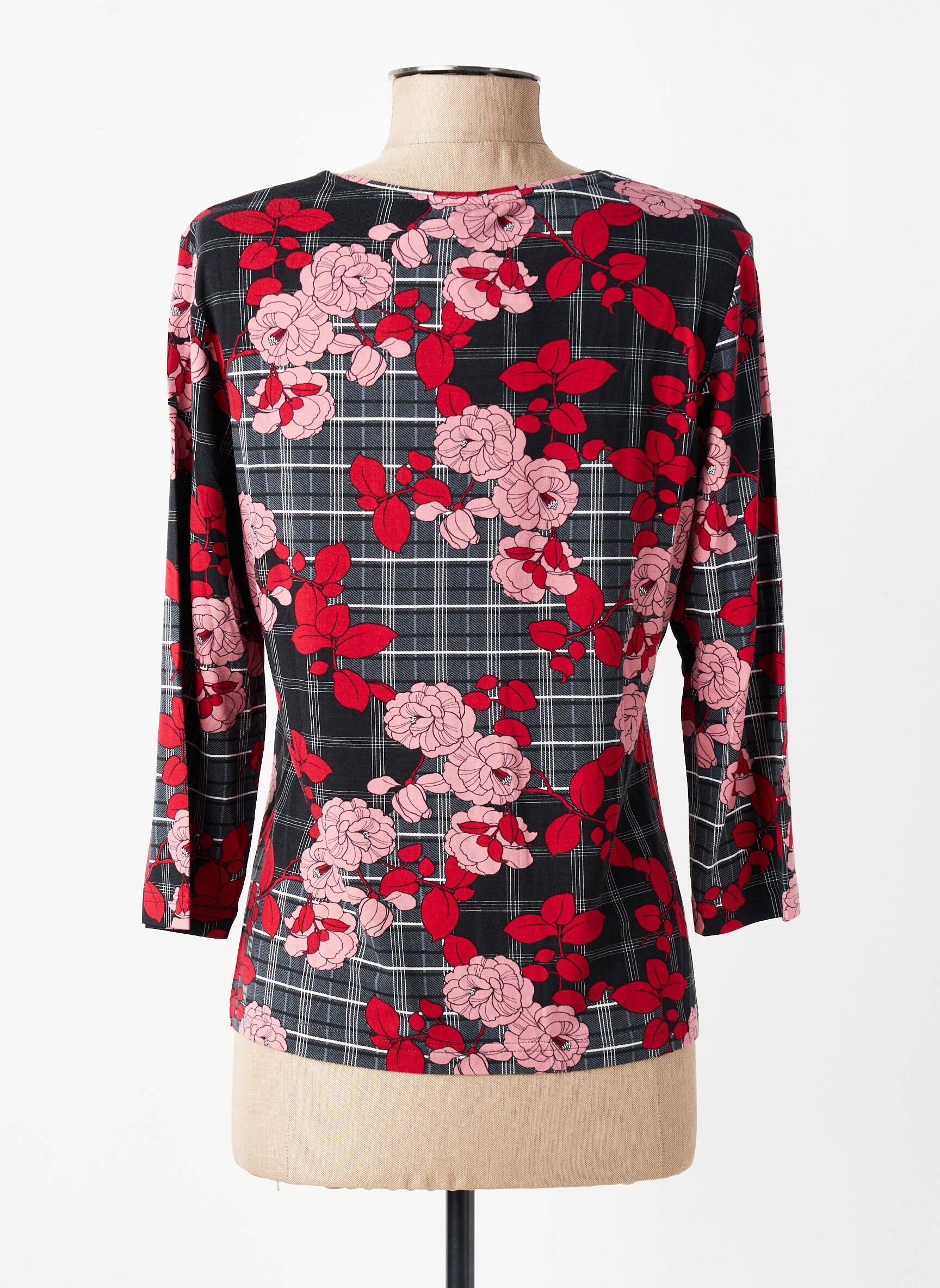 T-shirt manches longues manches longues noir BARBARA LEBEK femme