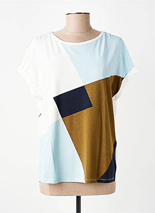 T-shirt imprimé fantaisie manches courtes bleu GERRY WEBER femme