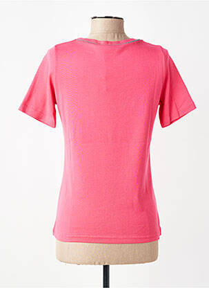 T-shirt coupe cintrée manches courtes rose TELMAIL femme