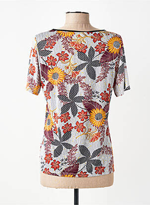Top imprimé fantaisie manches courtes gris TELMAIL femme