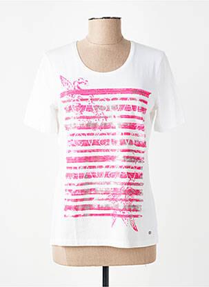 T-shirt sérigraphie manches courtes rose GERRY WEBER femme
