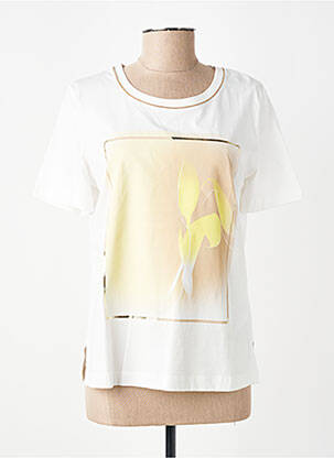 T-shirt imprimé fantaisie manches courtes blanc GERRY WEBER femme