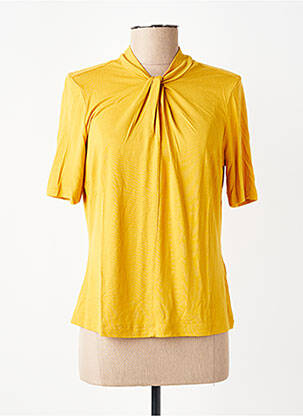Top manches courtes manches courtes jaune MADEMOISELLE YEYE femme