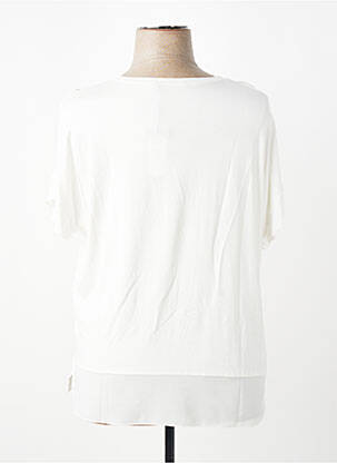 T-shirt imprimé fantaisie manches courtes blanc TELMAIL femme