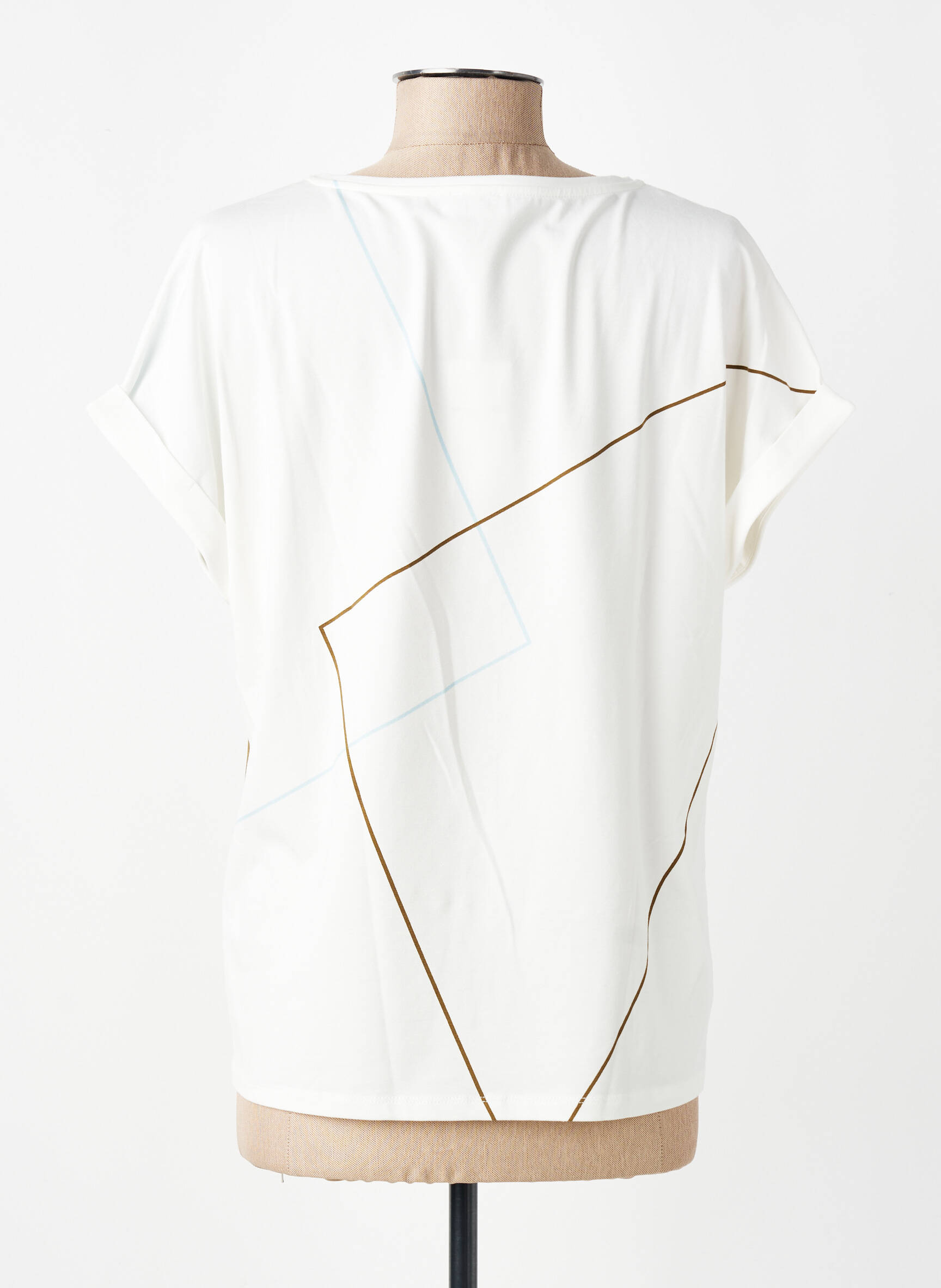 T-shirt imprimé fantaisie manches courtes bleu GERRY WEBER femme
