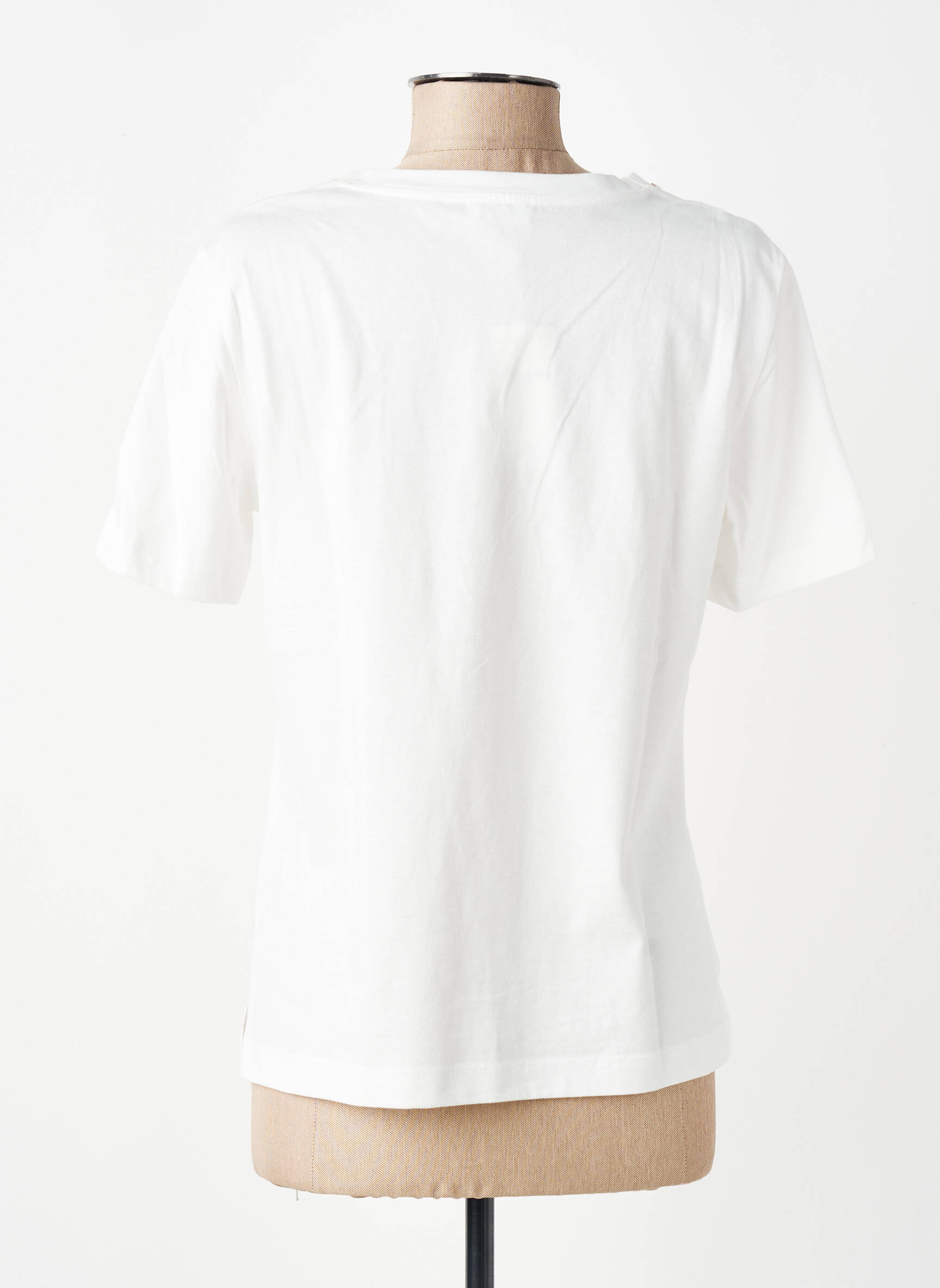 T-shirt imprimé fantaisie manches courtes blanc GERRY WEBER femme