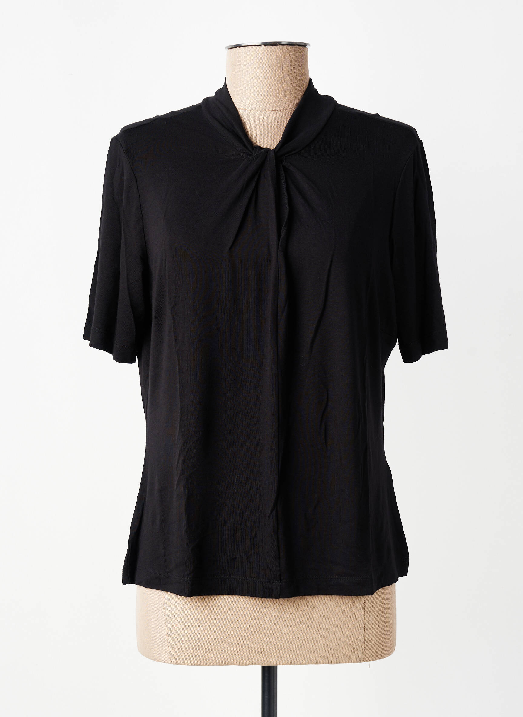 Top manches courtes manches courtes noir MADEMOISELLE YEYE femme