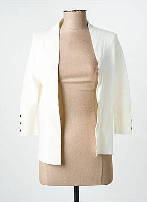 Gilet manches longues manches 3/4 blanc CONCEPT  K femme