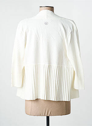 Gilet manches longues manches 3/4 blanc CONCEPT  K femme