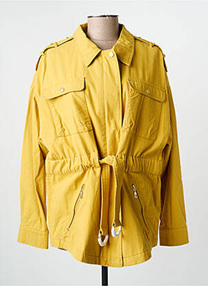 Veste casual poches jaune 7 SEASONS femme