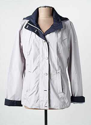Coupe-vent manches longues a capuche gris CONCEPT  K femme