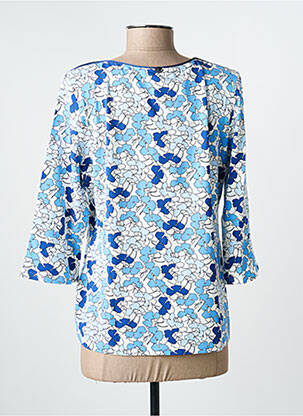 Top manches longues manches longues bleu BARBARA LEBEK femme