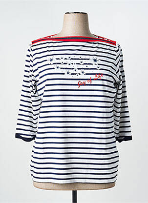 Top manches longues manches longues bleu JOY OF LIFE femme