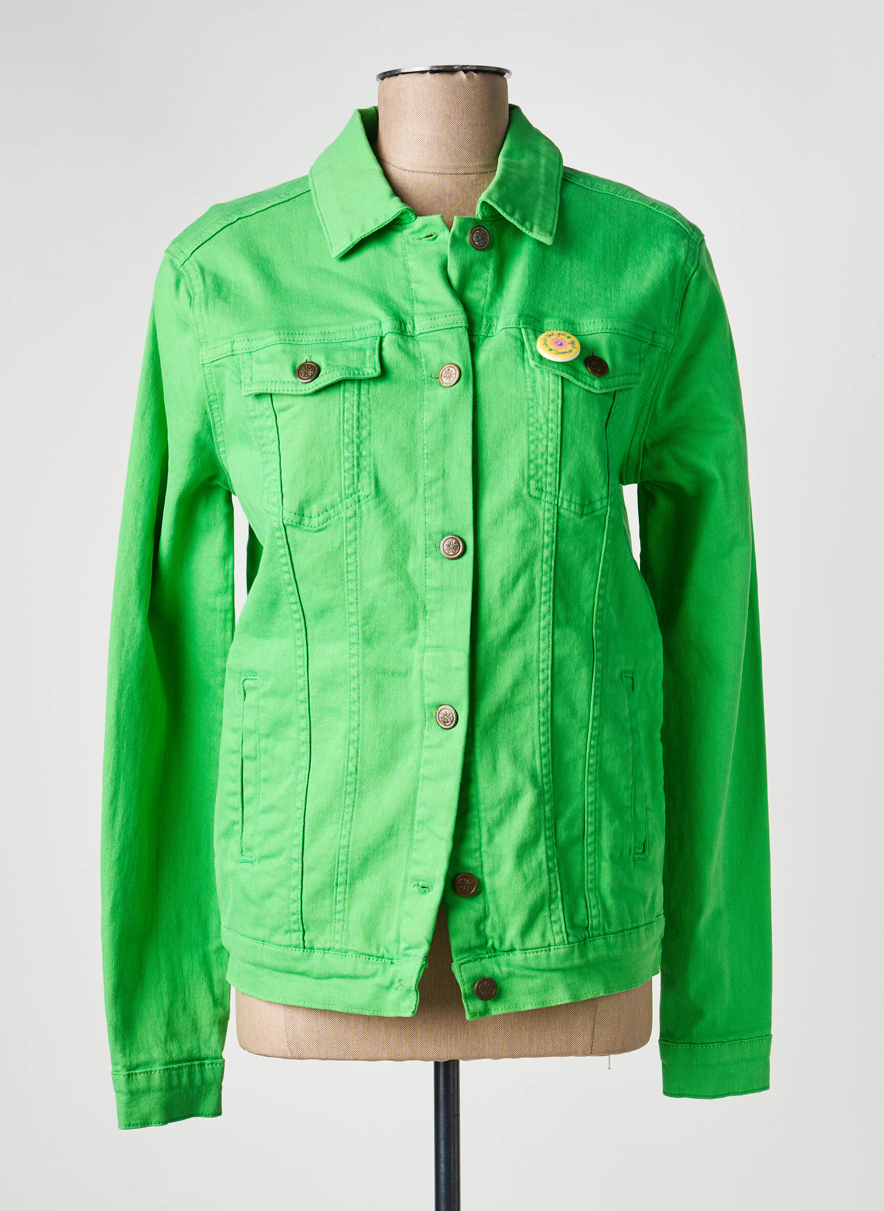 Veste casual coupe droite vert WHO'S THAT GIRL femme