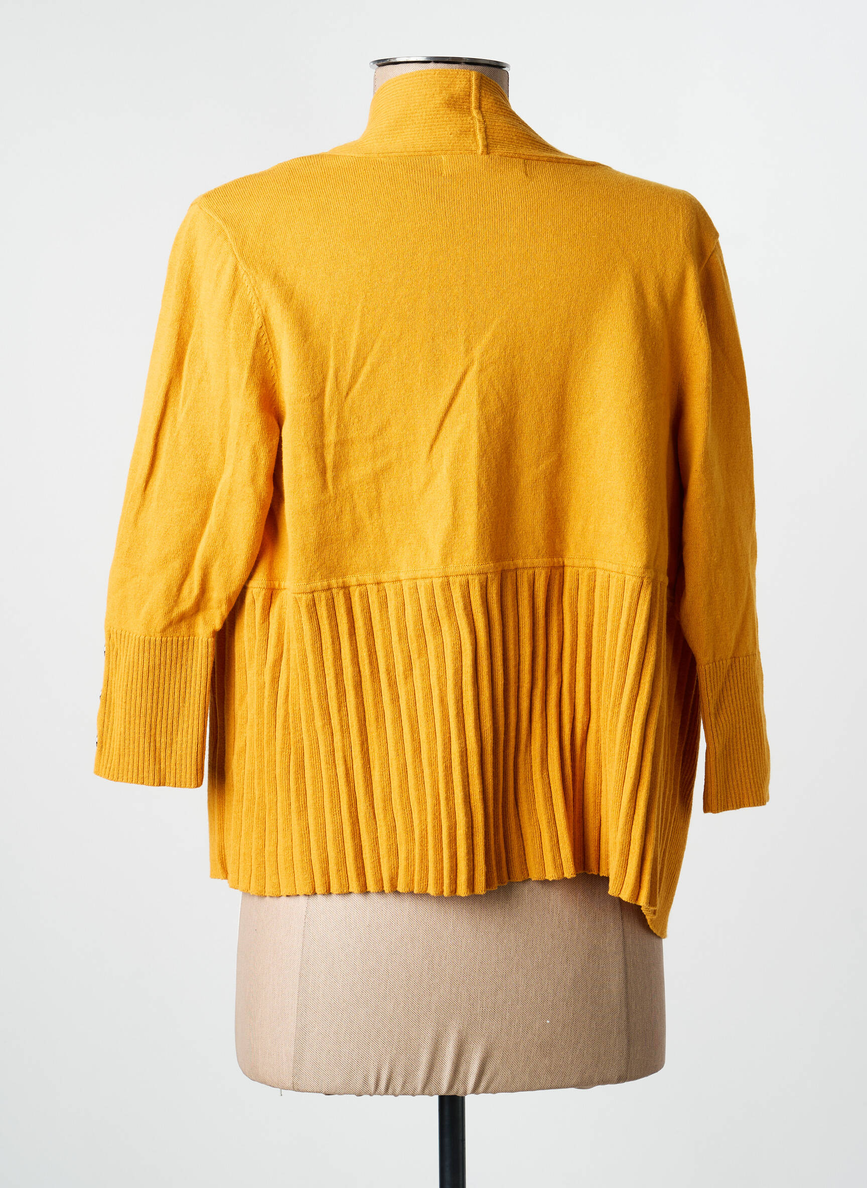 Gilet manches longues manches 3/4 jaune CONCEPT  K femme