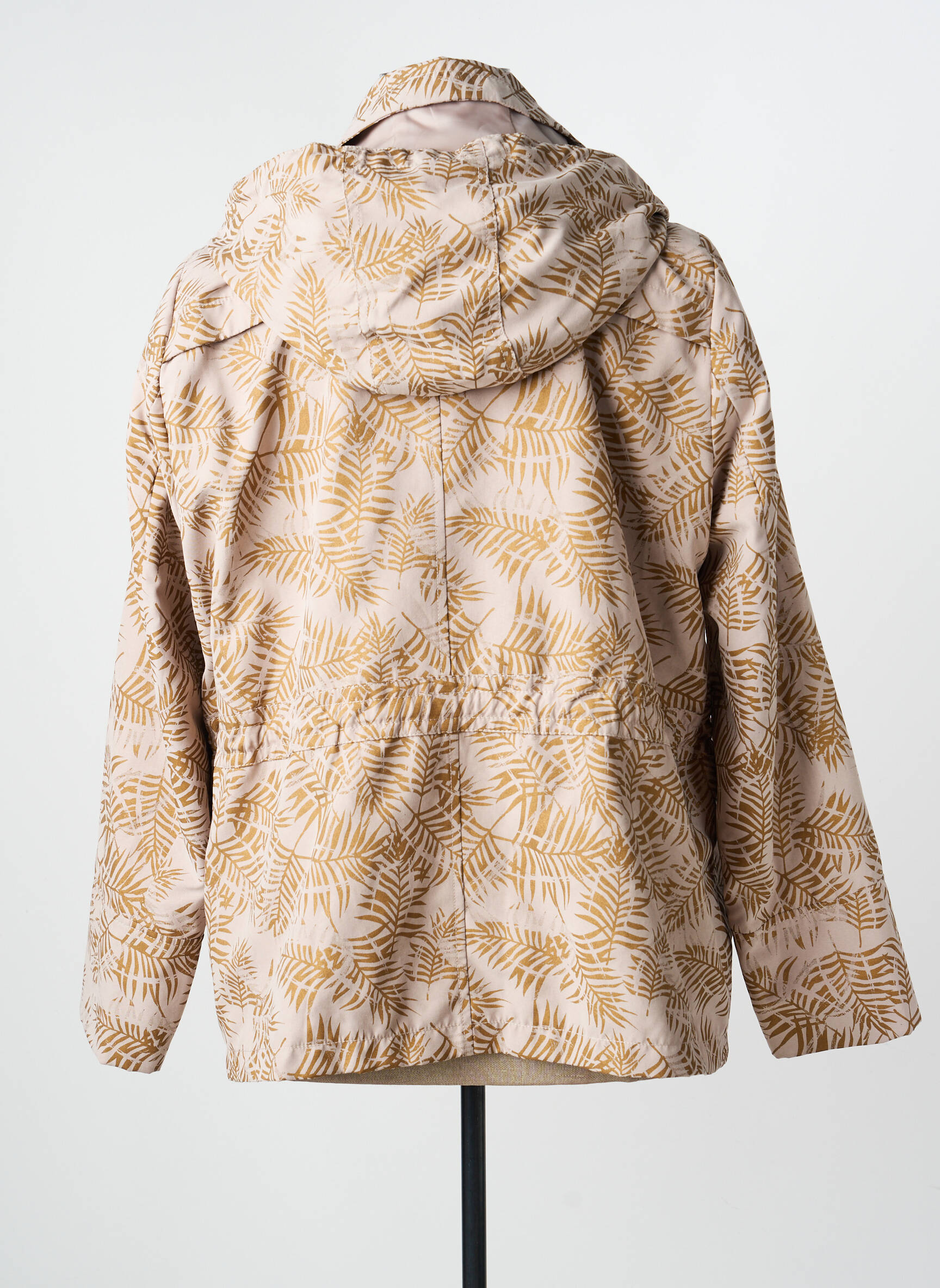 Coupe-vent manches longues a capuche beige CONCEPT  K femme