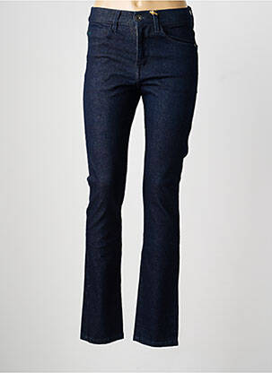 Jeans coupe slim tissage brut taille haute bleu LEE COOPER femme