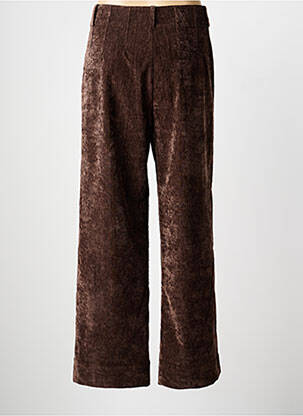 Pantalon flare stretch taille normale marron DERHY femme