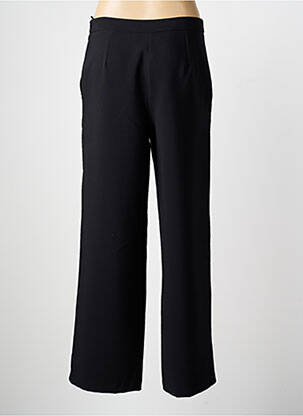 Pantalon large fermeture zip latéral taille normale noir GREGORY PAT femme