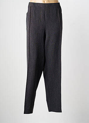 Pantalon droit taille élastique taille normale gris GRIFFON femme