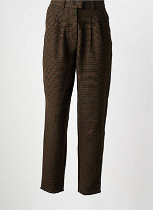 Pantalon slim poches taille haute marron LEE COOPER femme
