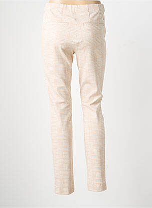 Pantalon slim taille élastique taille normale beige GARDEUR femme