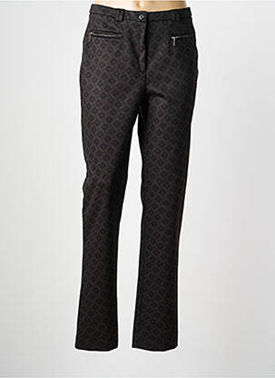 Pantalon slim taille élastique taille normale noir GUY DUBOUIS femme