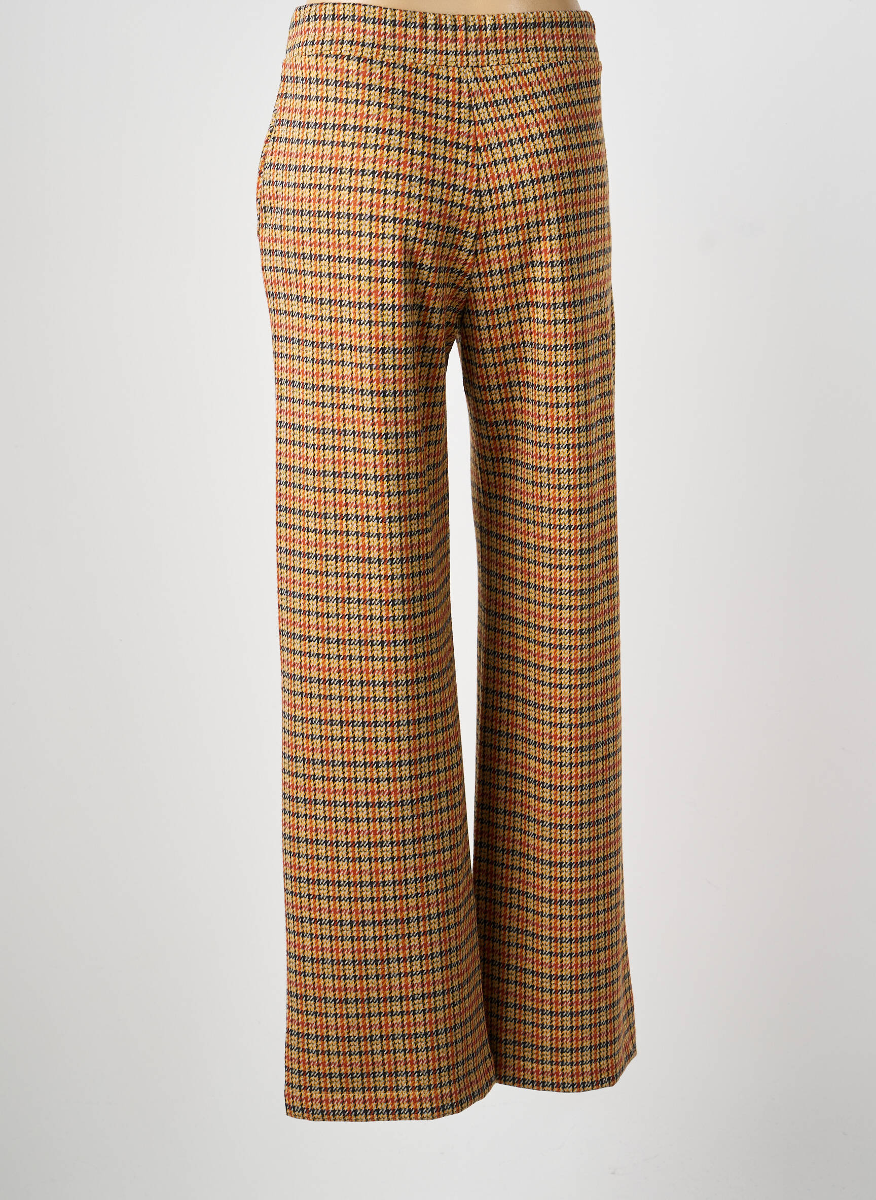 Pantalon flare stretch taille normale orange PRINCESSE NOMADE femme