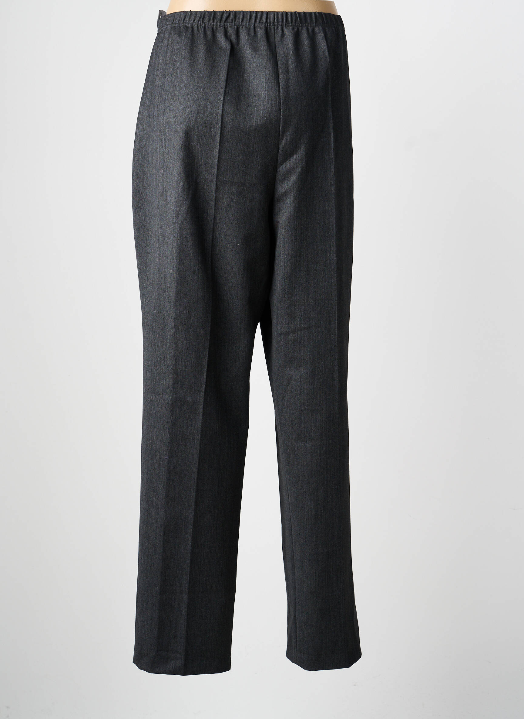 Pantalon droit taille élastique taille normale gris GUY DUBOUIS femme